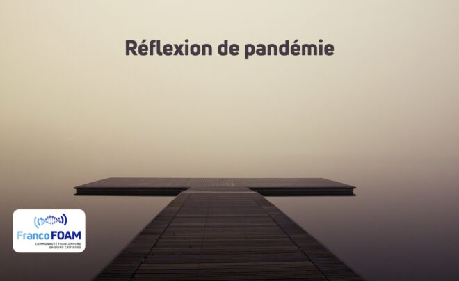 Épisode 61 Réflexion de pandémie